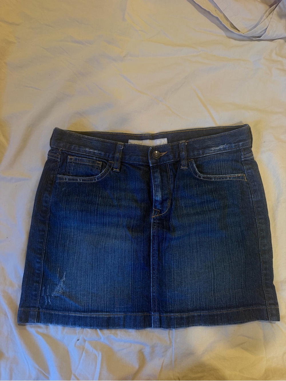 Banana Republic Indigo Denim Mini Skirt